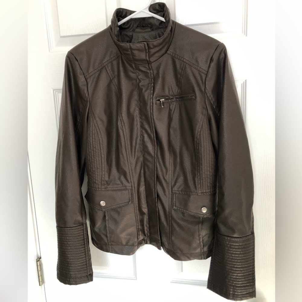 Celebrity Pink Women’s Jacket Medium Size Brown color